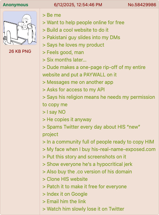 Greentext story